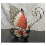 Solar butterfly tea light 10 inch