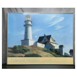 Edward Hopper lighthouse at two lights print