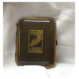 1933  CHICAGO world fair cigarette case art deco