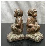 MELANNCO MONKEY BOOKENDS 7