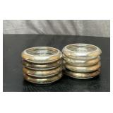 8 sterling silver ashtrays 1983, Rogers 4
