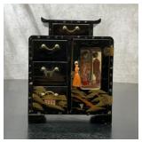 GNCO JAPAN JEWELRY MUSIC BOX WITH GEISHA GIRL 9