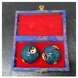 ASIAN BOADING BALLS ZEN CHIMING IN ORIGINAL BOX