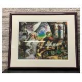 TOM CROSS fantasy art framed