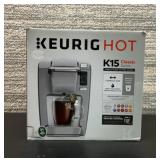Keurig hot k15 coffee maker classic series new i