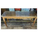 Ornate carved sofa table