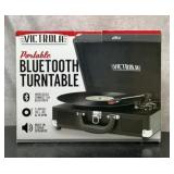 NEW VICTROLA PORTABLE BLUETOOTH TURNTABLE