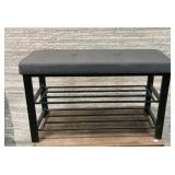 Neatfreak new, Upholstered shoe bench.