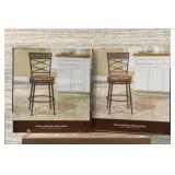2 NEW MAKALA Counter height barstools