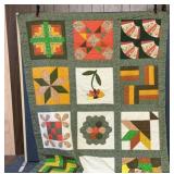 VTG 15 patch quilt all hand stiched