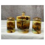 VTG Noritaki Japan condiment jar with salt and