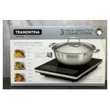 TRAMONTINA Three-piece induction cooking system