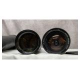 2 35MM VIVITAR LENSES MACRO ZOOM FOCUS