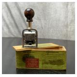 Vintage Roberts numbering stamp