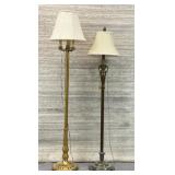 2 vintage floor lamps 61