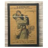 AGUSTE LEROUX WWI FRAMED POSTER 35X49