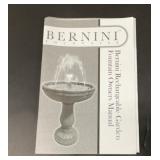 NEW BERNINI garden fountain rechargeable