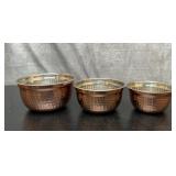 Ernesto copper bowl trio  7