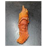 L. Holloway CARVED ENT FACE signed
