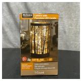 Melinera lantern with flameless candle LED 8