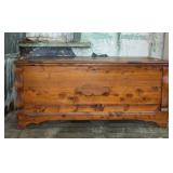 Vintage cedar chest measures 45 x 22 x 21