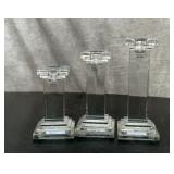 Royal Limited lead crystal candlesticks