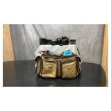 Pentax PZ 135 mm camera with a bag full of