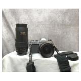 Pentax K1000 Camera with lenses