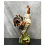 Large ceramic rooster