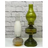 Pisdon green oil lamp. Lamp light lamp