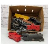 MARX TRAIN PARTS WITH TRACK
