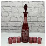EGERMAN BOHEMIAN DECANTER, CHECH REPUBLIC