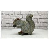 Concrete squirrel yard art