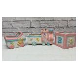 NAPCO WARE 3 VTG baby planters