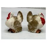 VTG MR. MRS. TURKEY SALT & PEPPER SHAKERS