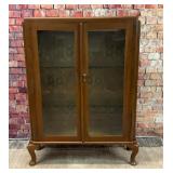 Antique deco curio cabinet