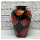 Pretty Poppies Vase 11.5