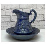 Ceramic pitcher & wash bowl 10