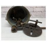 Antique pipe threaders