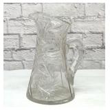 Fine American Brilliant Cut Glass Pitcher 10