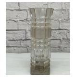 USSR LEAD BLOCK Antique crystal vase