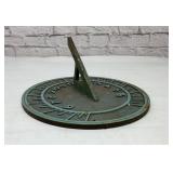 Lg cast iron sundial 12