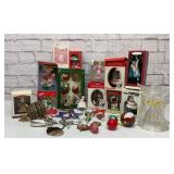 Assorted Christmas ornaments