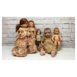 Antique doll assortment