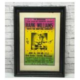 1952 Hank Williams concert poster