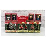 VTG coca-Cola and Hallmark peanuts ornaments