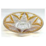 Sparkling Bohemian cut to clear bowl