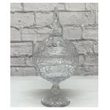 Lead Crystal lid candy dish 13 