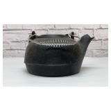 Antique cast-iron tea kettle