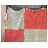 Antique four patch quilt